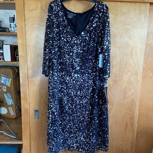 Sparkly Pizarro Nights Black Sequin Dress 18W